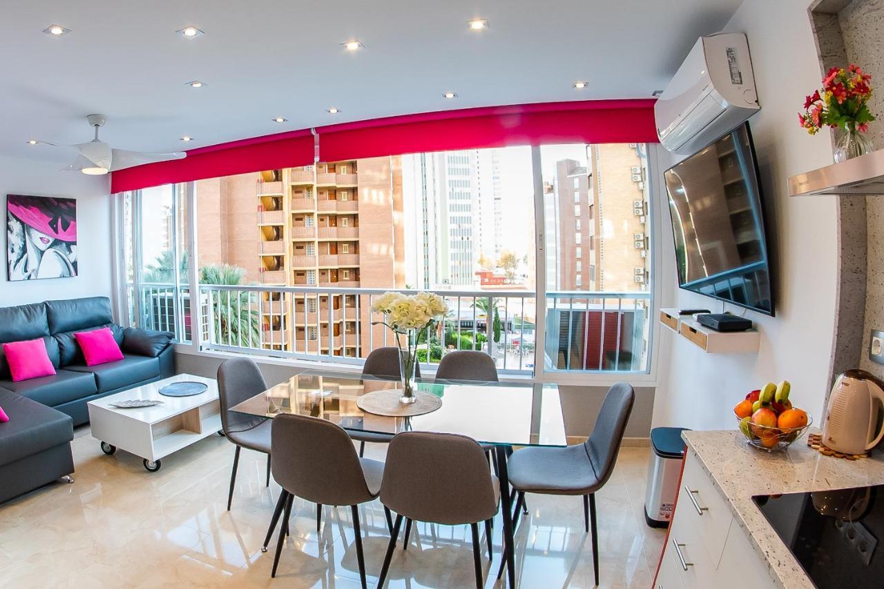 My Sweet Pink Apartment Benidorm Bagian luar foto