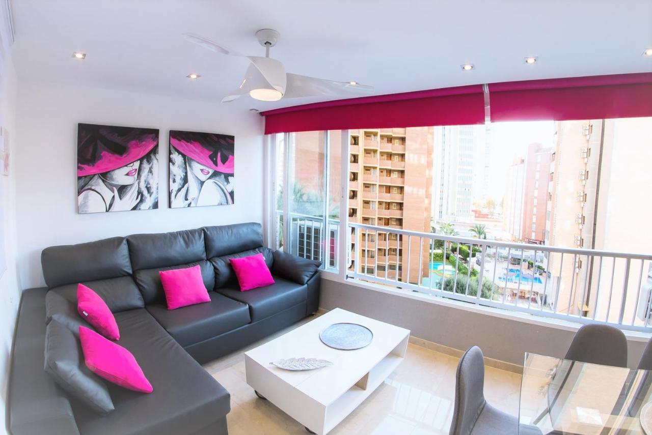 My Sweet Pink Apartment Benidorm Bagian luar foto